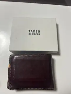 TAKEO KIKUCHI 長財布 TK0166 タケオキクチイタリアンレザー - メルカリ