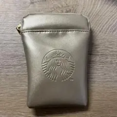 Starbucks ゴールド ポーチ 新品未使用