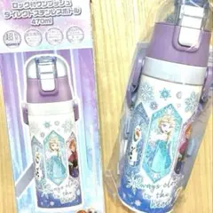 アナと雪の女王 水筒 ステンレスボトル 超軽量 ワンプッシュ スケーター 新品のサムネイル