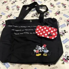 ミッキーマウス　手提げ鞄　【未使用品・美品】