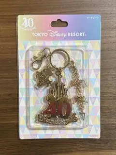 ディズニー　40周年　キーホルダー