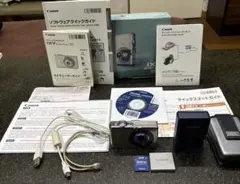 CanonキャノンIXY DIGITALコンパクトカメラ取説・充電器・SDカード