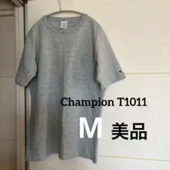 Champion ポケットTシャツT1011 グレー アメリカ製