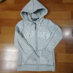 Tommy Hilfiger グレー フルジップ トレーナー