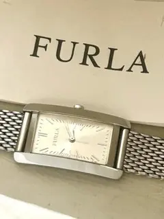【12/26まで出品】フルラ　TANGO 腕時計 シルバー メッシュバンド