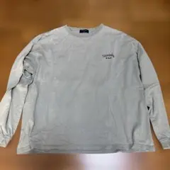 BACK NUMBER 長袖カットソー Lサイズ グレー
