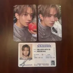 ENHYPEN FUGITIVES 3枚セット トレカ ヒスン