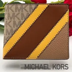 極美品✨ MICHAEL KORS マイケルコース 二つ折り財布 メンズ 贈り物