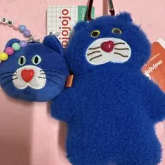 mojojojo カラビナ付きぬいぐるみポーチビーズチェーン付きマスコット