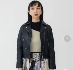 UNITED TOKYO ライダースジャケット サイズ2 ブラック