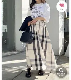 超美品 アメリカンホリック チェックのフレアスカート