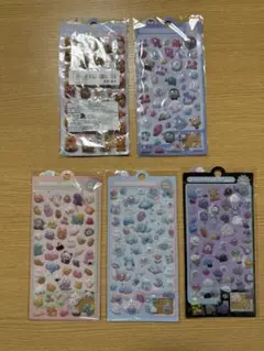 ボンボンドロップ風　シール 5シートセット