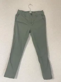 GAP ギャップ ガールフレンド チノパンツ 000カーキ コットン ストレッチ