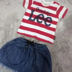 lee Tシャツ　BREEZEデニムスカート　セット　80のサムネイル