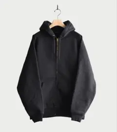 新品未着用】COMOLI オックス ジップパーカ ブラック サイズ2 タグ付