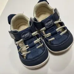 IFME ネイビー ベビーサンダル 14cm