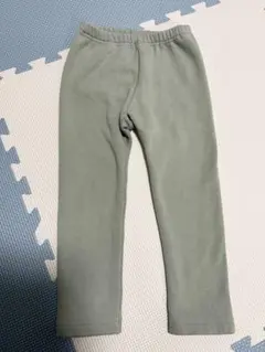 UNIQLO フリースレギンス　モスグリーン