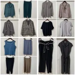 大きいサイズレディース 4L 14点まとめ売り 【USED】コーディネート例あり