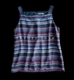 美品★セオリーリュクス ツイードチュニックブラウス theory luxe 38 セオリーリュクス ミックスツイードロングブラウス チュニック 七分袖