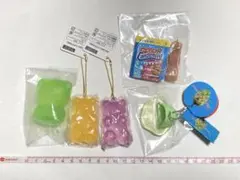 キーホルダー ぷにぷにベアグミ グミマスコット 5点まとめ売りのサムネイル