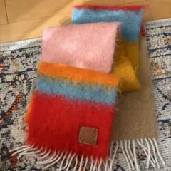 【希少】LOEWE アナグラムモヘアブレンドマフラー