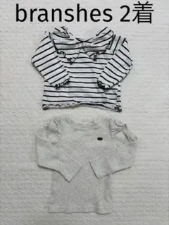 ブランシェス　90サイズ　女の子向け　長袖トップス２点