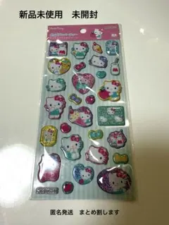 ポップデコパーティー　ラメきらクリスタルシール　キティ　サンリオ　日本製