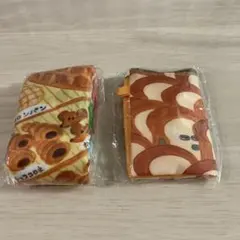 パンどろぼう　カプセルガチャ　エコバッグ、パスケースセット