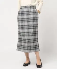 サマンサモスモス チェック柄タイトスカート