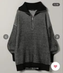 JEANASIS 5GアゼハーフZIPプルオーバー