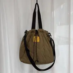 Kiu キルティング 巾着 ショルダーバッグのサムネイル