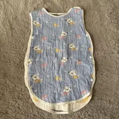 Poodle スリーパー ガーゼ　ブルー