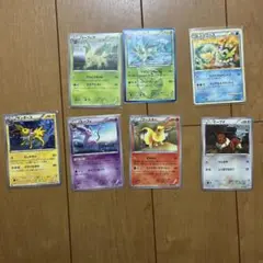 シャワーズ l2など　ブイズカードセット