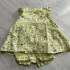 ピーターラビット ロンパース 小花柄 ワンピース風 アカチャンホンポ 70