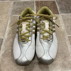 adidas レディース スニーカー ホワイト ゴールドのサムネイル