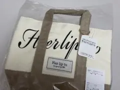 Her lip to ハリプ 新宿ルミネ トート ブラック - メルカリ