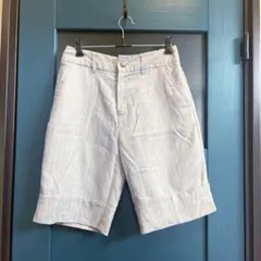 ハーフズボン　グレー