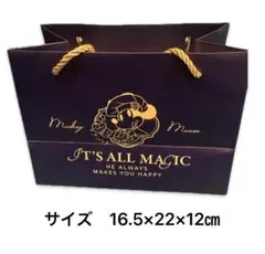 ミッキーマウス ショップ袋 ネイビー