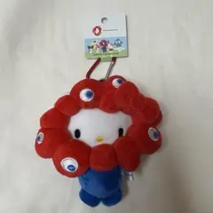 ミャクミャク　なりきりぬいぐるみキティ　カラビナ付