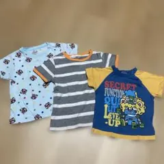 UNIQLOエルマーH&M PAKAPAK 半袖Tシャツ 3枚セット 90cmのサムネイル