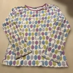 petit jam 長袖カットソー 120サイズ カラフルドット