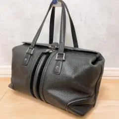 GUCCI グッチ シェリーライン ハンドバッグ ボストン レザー ベロア 黒