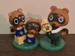 どうぶつの森　チョコエッグ　　たぬきち　まめきち　つぶきち