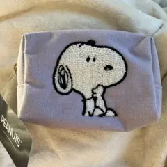 PEANUTS スヌーピー ポーチ ラベンダー