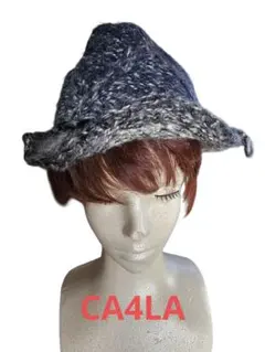 CA4LA カシラ　グレー系ウールフェルトハット