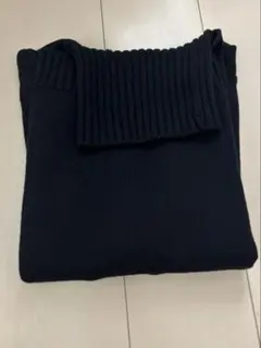 未使用級 ZANONE ザノーネ タートルネックニット ネイビー 46