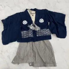 ベビー着物スタイルロンパース　80cm