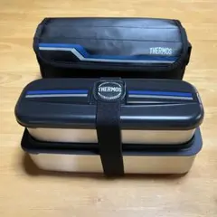 サーモス 弁当箱 2段 1100ml ステンレス 大容量 食洗機対応のサムネイル