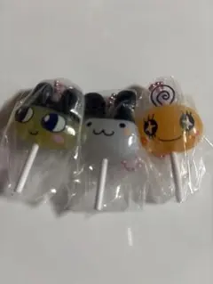 たまごっち カラフルキャンディーチャーム まめっち みみっち　めめっち