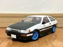 アオシマ 1/24スケール トヨタ カローラレビン AE86の完成品プラモデルのサムネイル